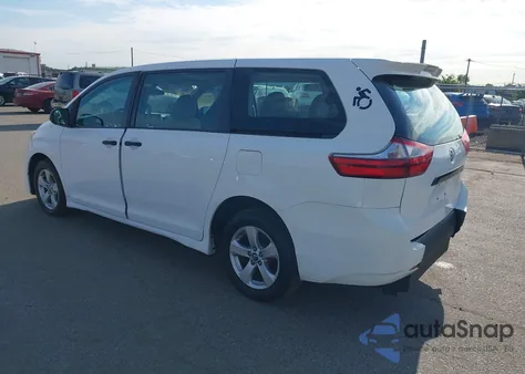 2018 Toyota Sienna L 7 Passenger from USA, damaged, VIN 5TDZZ3DC2JS939328
